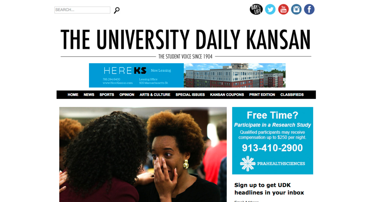 KU newspaper’s fee revenue won’t be restored following Student Senate vote News, Sports, Jobs